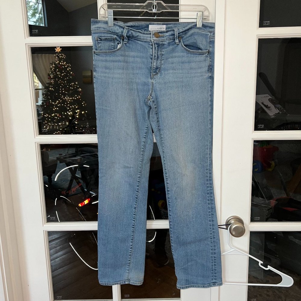 Ann Taylor Loft Jeans, Modern Straight, Size 10